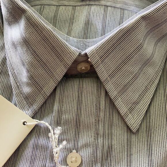 NWT Men’s Vintage Hart Schaffner & Marx Imported Cotton Button Down Shirt XL - Picture 4 of 4